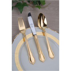 Ggs Solingen Germany Rebeka Gold 96 Parça Çatal Kaşık Bıçak Takımı