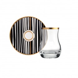 GLAZZE ENJOY SİYAH NEV 6'LI ÇAY SETİ