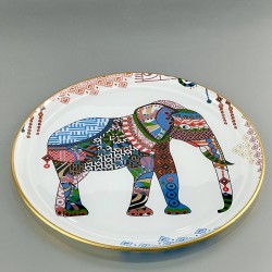 Glore Elephant Beyaz Tepsi 31 Cm