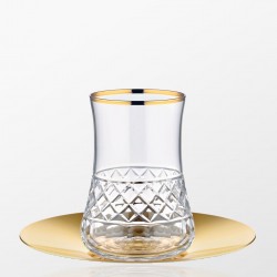 Koleksiyon Dervish Klasik 6'lı Çay Seti Parlak Altın 31000040568