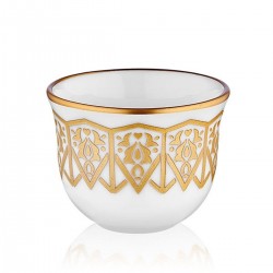 Koleksiyon Gawa Kulpsuz Kahve Seti 6'lı Selçuklu Premium Altın 31000040595 Koleksiyon Gawa Kulpsuz Kahve Seti 6'lı Selçuklu Premium Altın 31000040595