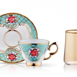 Koleksiyon Lisa Türk Kahve Seti 2'li Bardak Hediyeli 31000040666 Koleksiyon Lisa Türk Kahve Seti 2'li Bardak Hediyeli 31000040666