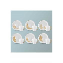 Koleksiyon Eseri istanbul 6'lı Nostalji Kahve Fincan Takımı