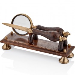 Lamedore Zen Standlı Büyütenç VE Mektup Açacağı Seti 25x8x12 CM