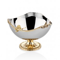 Lamedore Black Pearl Serisi Kelebekli Ayaklı Kase 16X16X10 CM Lamedore Black Pearl Serisi Kelebekli Ayaklı Kase 16X16X10 CM