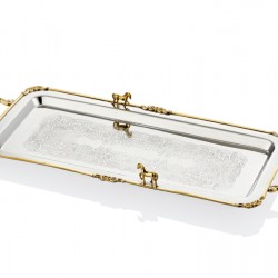 Lamedore Black Pearl Serisi At Figürlü Baton Tepsi 40X20X5 CM Lamedore Black Pearl Serisi At Figürlü Baton Tepsi 40X20X5 CM