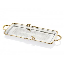 Lamedore Black Pearl Serisi At Figürlü Baton Tepsi  40X20X5 CM 