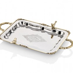 Lamedore Black Pearl Serisi Kuşlu Dikdörtgen Tepsi 42X28X5 CM Lamedore Black Pearl Serisi Kuşlu Dikdörtgen Tepsi 42X28X5 CM