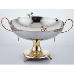 Lamedore Black Pearl Serisi At Figürlü  Kuplu Kase  40X31X27 CM