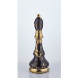 Lamedore Chess Siyah Gold Fil Taşı 11X11X30 CM