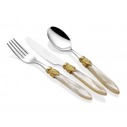 Rivadossi Laura Ring Kemik 75 Parça Çatal Bıçak Seti