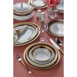 Noritake Crestwood Cobalt Gold 54 Parça Yemek Takımı