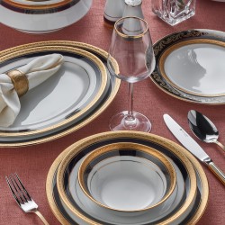 Noritake Crestwood Cobalt Gold 54 Parça Yemek Takımı