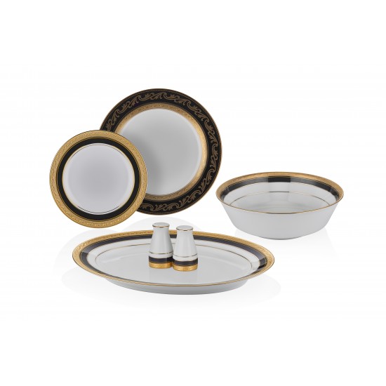 Noritake Crestwood Cobalt Gold 29 Parça Yemek Takımı