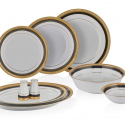 Noritake Crestwood Cobalt Gold 54 Parça Yemek Takımı