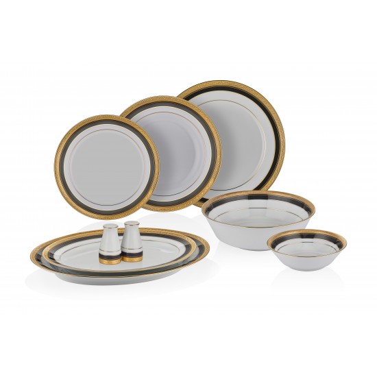 Noritake Crestwood Cobalt Gold 54 Parça Yemek Takımı