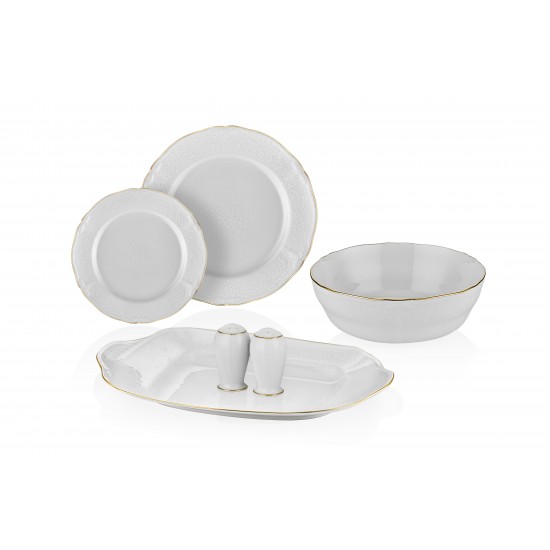 Noritake Prıncess Bouquet Gold 29 Parça Yemek Takımı