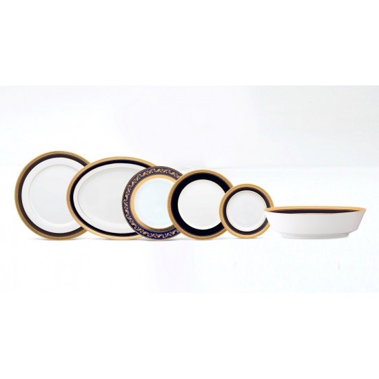 Noritake Crestwood Cobalt Gold 54 Parça Yemek Takımı