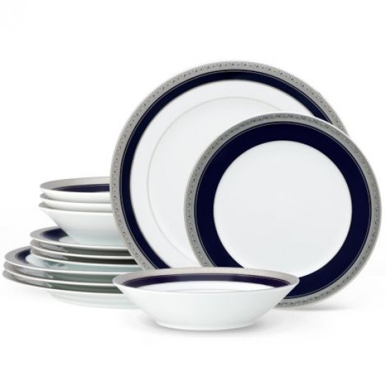 Noritake Crestwood Cobalt Platinum 29 Parça Yemek Takımı