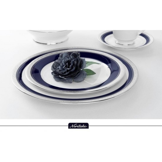 Noritake Crestwood Cobalt Platinum 54 Parça Yemek Takımı Noritake Crestwood Cobalt Platinum 54 Parça Yemek Takımı