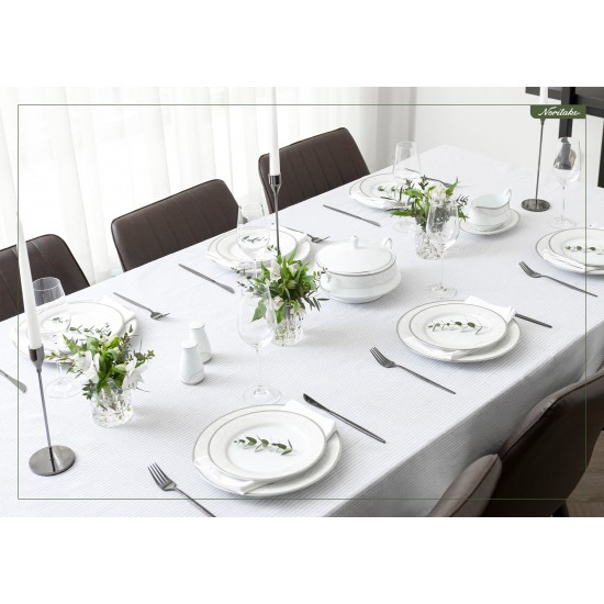 Noritake Flanders Platinum 54 Parça Yemek Takımı