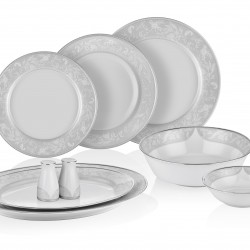 Noritake Flanders Platinum 54 Parça Yemek Takımı