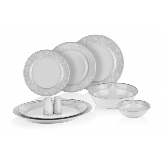 Noritake Flanders Platinum 54 Parça Yemek Takımı