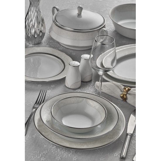 Noritake Flanders Platinum 54 Parça Yemek Takımı