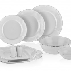 Noritake Prıncess Bouquet Platinum 54 Parça Yemek Takımı