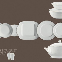 Noritake Prıncess Bouquet Gold Çorba Potu Noritake Prıncess Bouquet Gold Çorba Potu