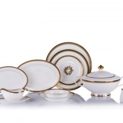 Porio Siena 74 Parça Bone China Suplalı Yemek Takımı Porio Siena 74 Parça Bone China Suplalı Yemek Takımı