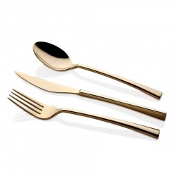 Porio Kayra Gold 89 Parça Tam Altın Çatal Kaşık Bıçak Seti Porio Kayra Gold 89 Parça Tam Altın Çatal Kaşık Bıçak Seti