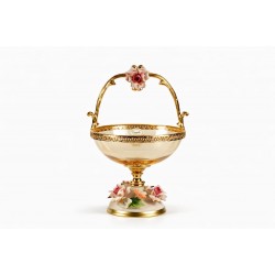 Capodimonte Murano Kuplu Şekerlik 12*27 CM