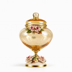 Capodimonte Murona Kapaklı Şekerlik 23*34 CM