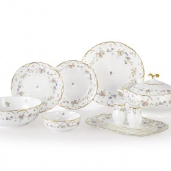 Royal London Perla Rose 60 Parça Yemek Takımı