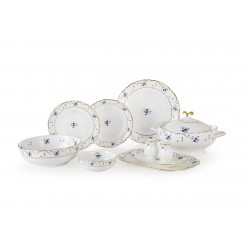 Royal London Perla Blue Flower 60 Parça Yemek Takımı