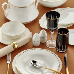 Royal London  Buckingham Palace Gold   85 Parça 12 Kişilik Ara Servisli Yemek Takımı