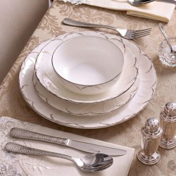 Royal London Perla Silver 60 Parça Yemek Takımı