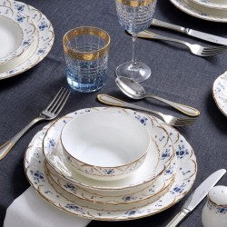 Royal London Perla Blue Flower 60 Parça Yemek Takımı