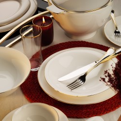 Royal London Amanda Gold Bone China 60.Parça Yemek Takımı Royal London Amanda Gold Bone China 60.Parça Yemek Takımı