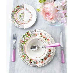 Chrıstına 24 Parça 6 Kişilik Bone Yemek Takımı