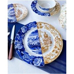 Maria 24 Parça 6 Kişilik Bone Yemek Takımı