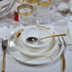 Royal London BOLİVİA RİVER GOLD 60 PARÇA YEMEK TAKIMI