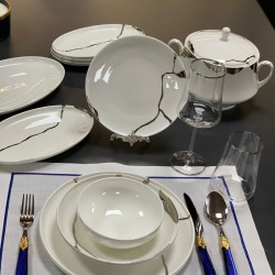 Royal London BOLİVİA RİVER SİLVER 60 PARÇA YEMEK TAKIMI