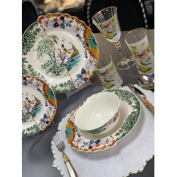 İsabel 24 Parça 6 Kişilik Bone Yemek Takımı