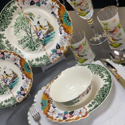 İsabel 24 Parça 6 Kişilik Bone Yemek Takımı