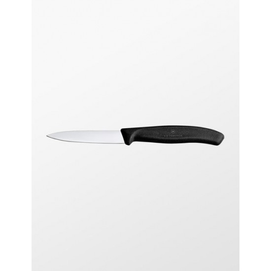 Victorinox 6.7603 SwissClassic 8cm Soyma Bıçağı Siyah