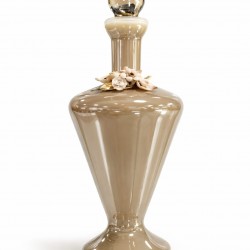 WHİTE CRİSTAL CAPPUCİNO MURANO ŞİŞE 26 CM