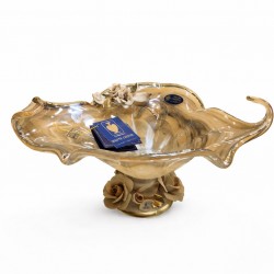 WHİTE CRİSTAL MİELE MURANO GONDOL 17*35 CM