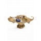 WHİTE CRİSTAL MİELE MURANO GONDOL 17*35 CM
